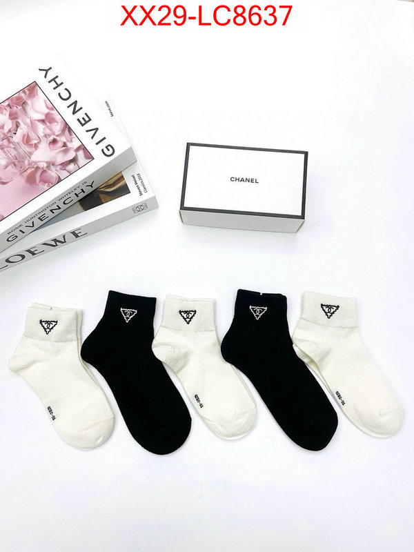 Sock-Chanel where quality designer replica ID: LC8637 $: 29USD