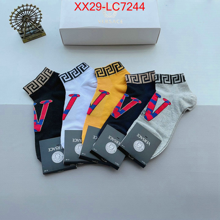 Sock-Versace 2024 replica wholesale cheap sales online ID: LC7244 $: 29USD