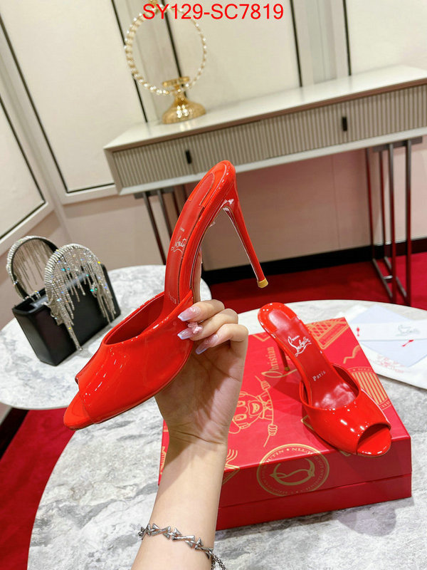 Women Shoes-Christian Louboutin buy cheap replica ID: SC7819 $: 129USD