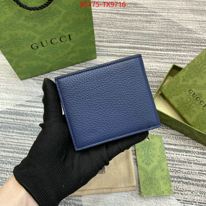 Gucci Bags(TOP)-Wallet- can i buy replica ID: TX9716 $: 75USD,