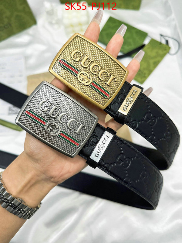 Belts-Gucci top fake designer ID: PJ112 $: 55USD