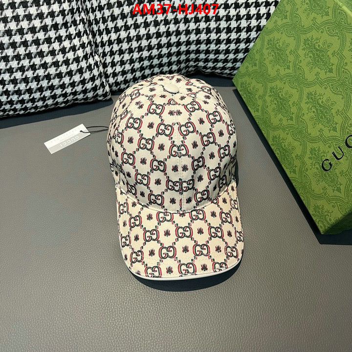 Cap(Hat)-Gucci buy top high quality replica ID: HJ407 $: 37USD