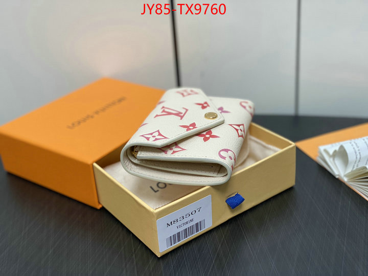 LV Bags(TOP)-Wallet designer fashion replica ID: TX9760 $: 85USD,