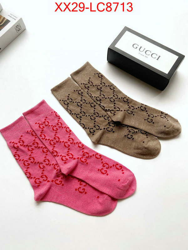 Sock-Gucci high quality 1:1 replica ID: LC8713 $: 29USD
