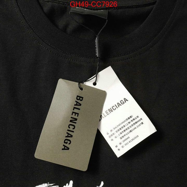 Clothing-Balenciaga fake cheap best online ID: CC7926 $: 49USD