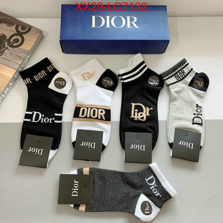 Sock-Dior best quality fake ID: LC7132 $: 29USD