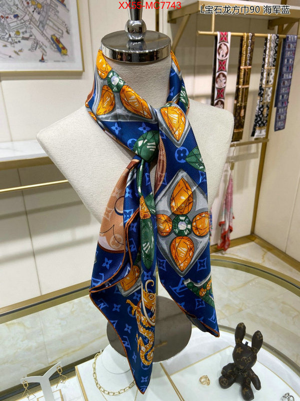 Scarf-LV perfect quality designer replica ID: MC7743 $: 55USD