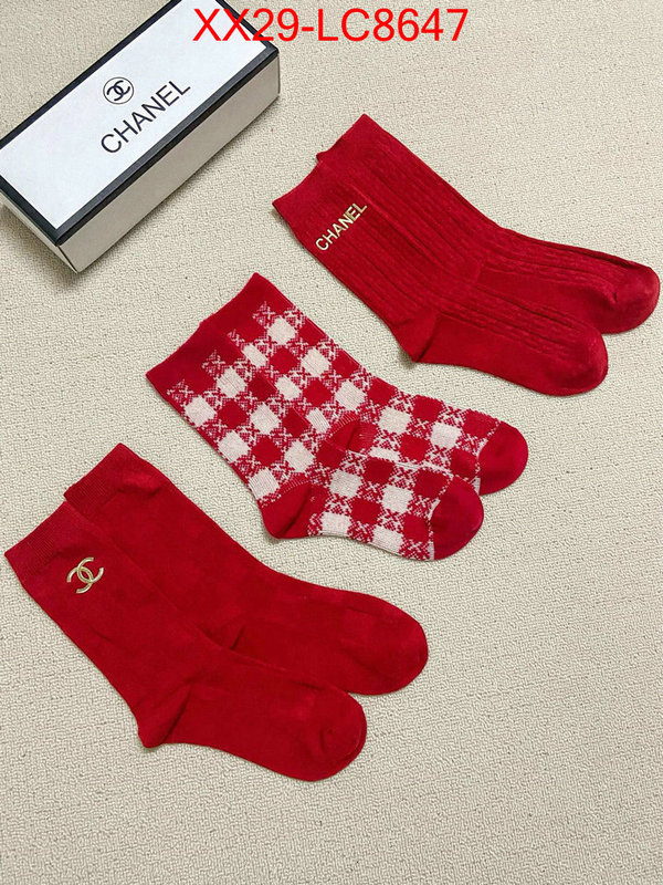Sock-Chanel what is a 1:1 replica ID: LC8647 $: 29USD