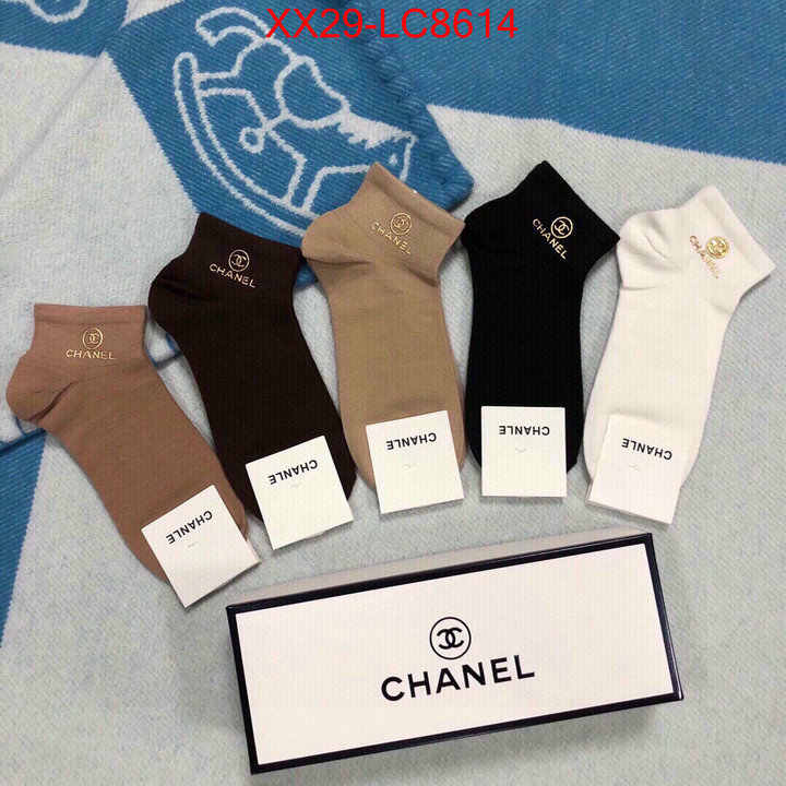 Sock-Chanel where quality designer replica ID: LC8614 $: 29USD