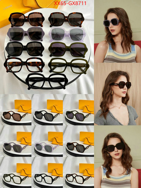 Glasses-Loewe fashion designer ID: GX8711 $: 65USD