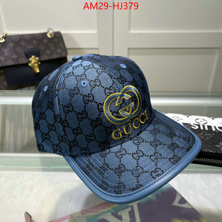 Cap(Hat)-Gucci buy cheap replica ID: HJ379 $: 29USD