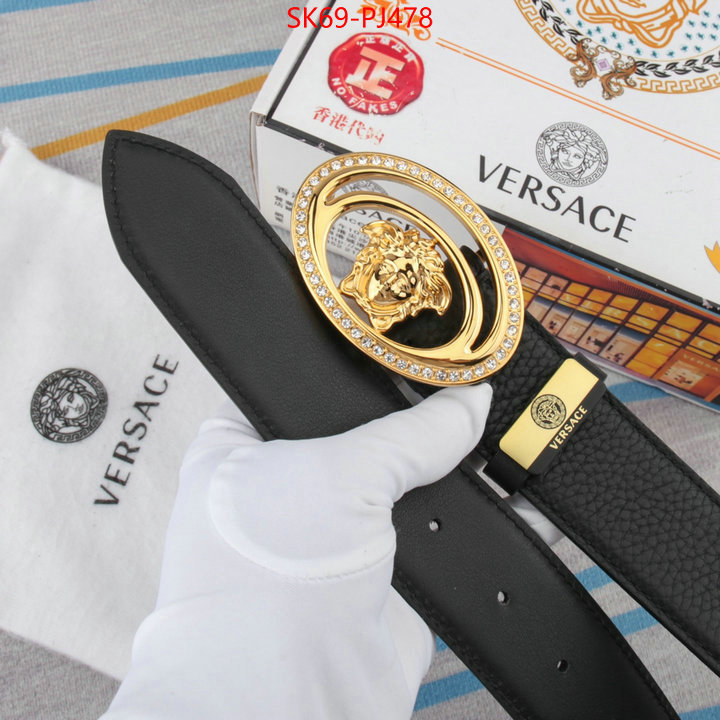 Belts-Versace wholesale replica shop ID: PJ478 $: 69USD