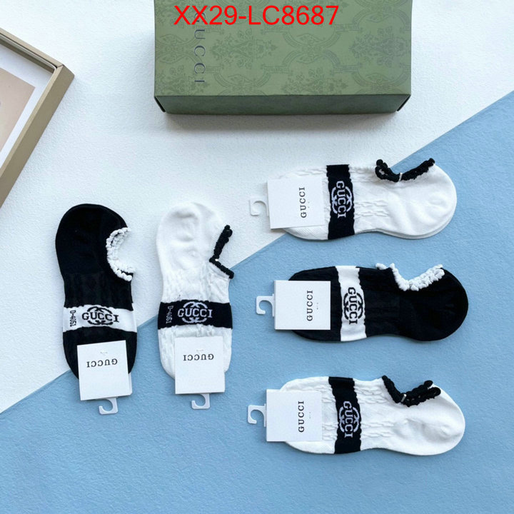 Sock-Gucci can i buy replica ID: LC8687 $: 29USD