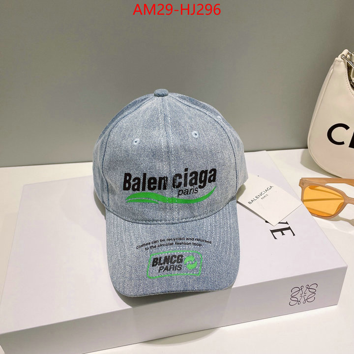 Cap(Hat)-Balenciaga 2024 aaaaa replica customize ID: HJ296 $: 29USD