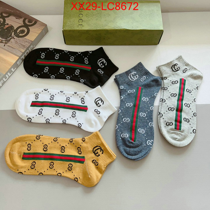 Sock-Gucci customize best quality replica ID: LC8672 $: 29USD