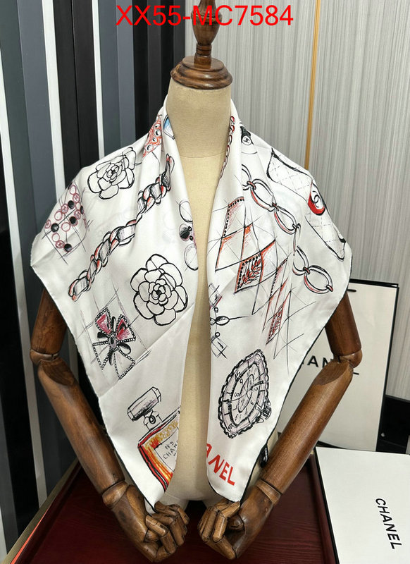 Scarf-Chanel replica 2024 perfect luxury ID: MC7584 $: 55USD