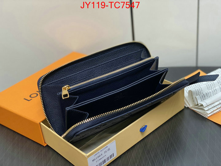 LV Bags(TOP)-Wallet wholesale replica ID: TC7547 $: 119USD,