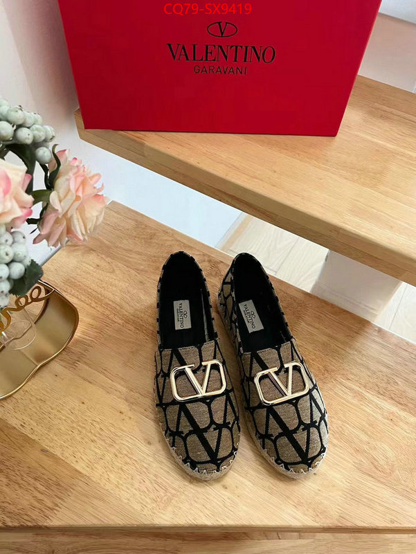 Women Shoes-Valentino aaaaa replica designer ID: SX9419 $: 79USD