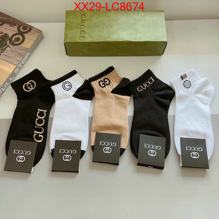 Sock-Gucci replcia cheap from china ID: LC8674 $: 29USD