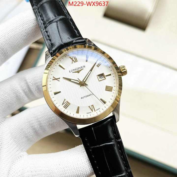 Watch(TOP)-Longines 1:1 clone ID: WX9637 $: 229USD