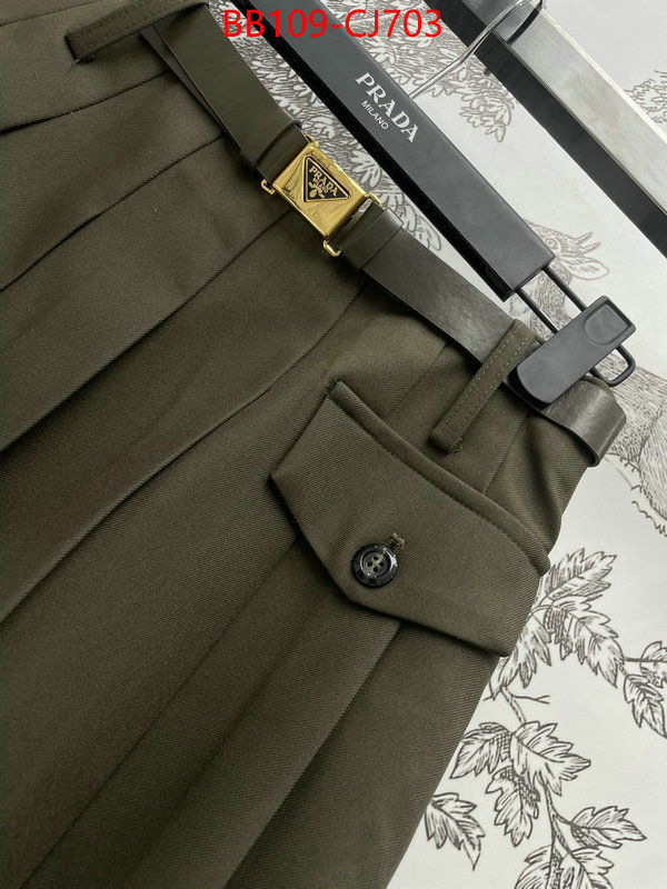 Clothing-Prada best quality designer ID: CJ703 $: 109USD