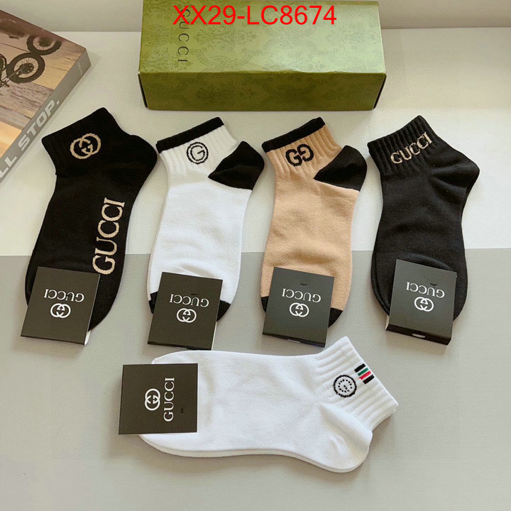 Sock-Gucci replcia cheap from china ID: LC8674 $: 29USD