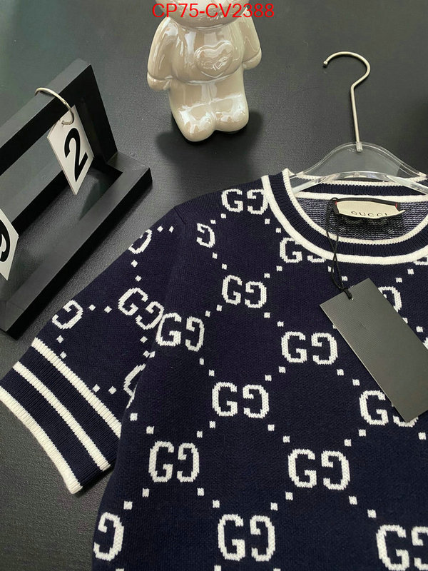 Clothing-Gucci high-end designer ID: CV2388 $: 75USD