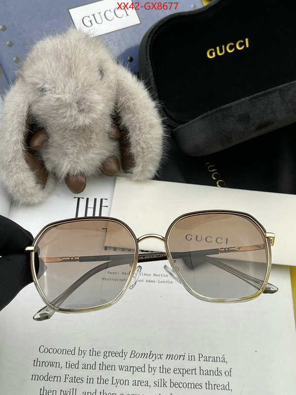 Glasses-Gucci copy aaaaa ID: GX8677 $: 42USD