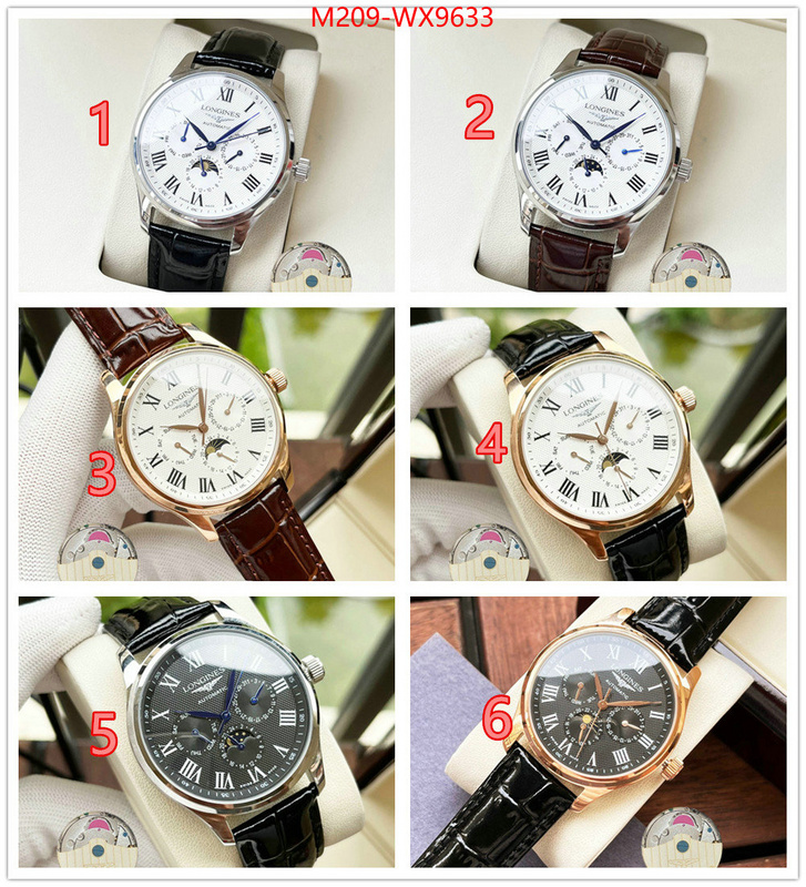 Watch(TOP)-Longines how to buy replica shop ID: WX9633 $: 209USD