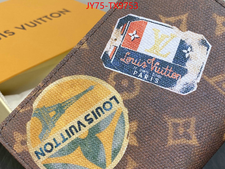 LV Bags(TOP)-Wallet the quality replica ID: TX9753 $: 75USD,