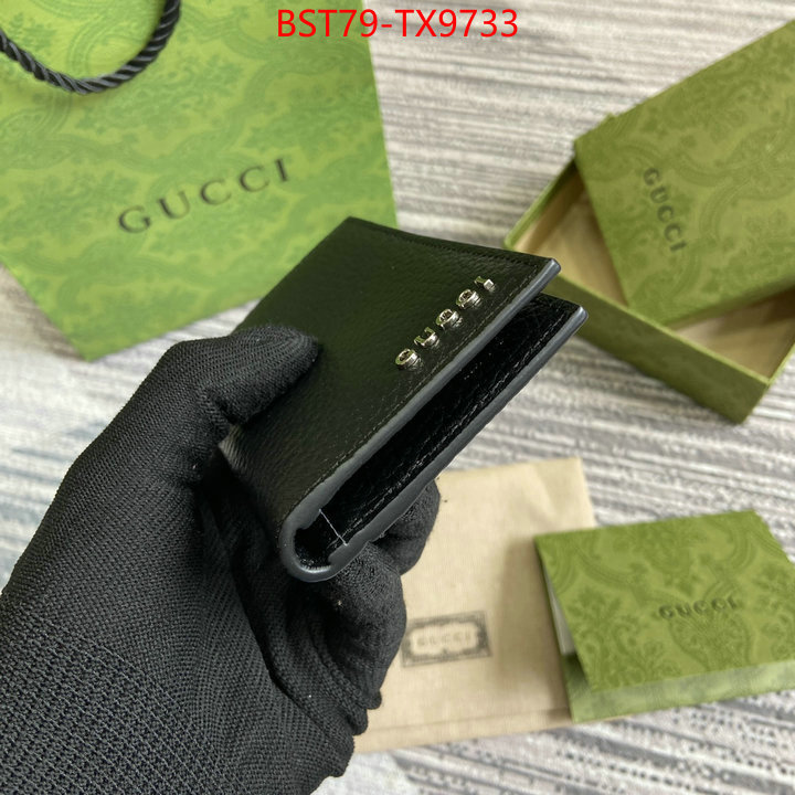 Gucci Bags(TOP)-Wallet- best quality fake ID: TX9733 $: 79USD,