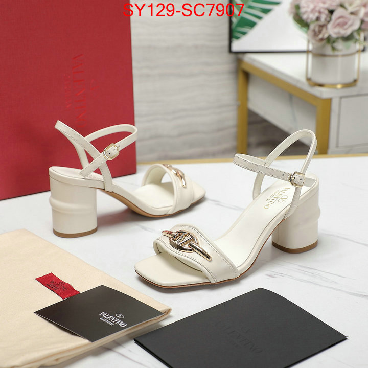 Women Shoes-Valentino designer high replica ID: SC7907 $: 129USD