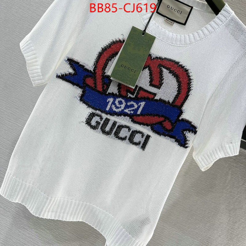 Clothing-Gucci fashion designer ID: CJ619 $: 85USD