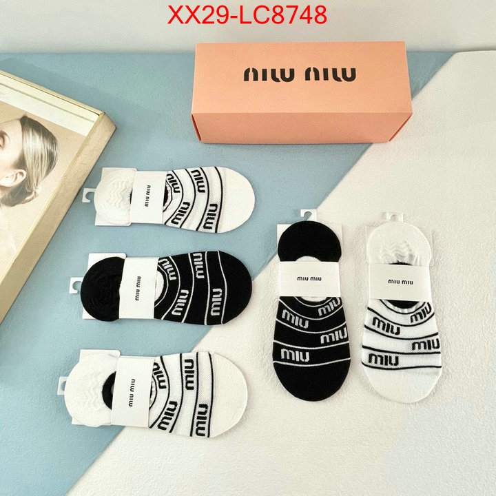 Sock-Miu Miu outlet sale store ID: LC8748 $: 29USD