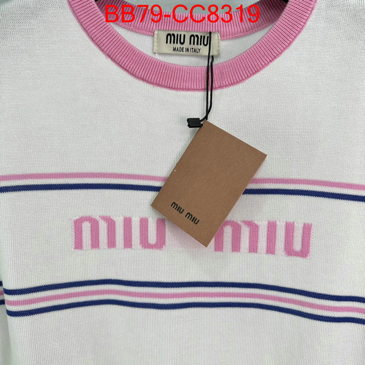 Clothing-MIU MIU what is top quality replica ID: CC8319 $: 79USD