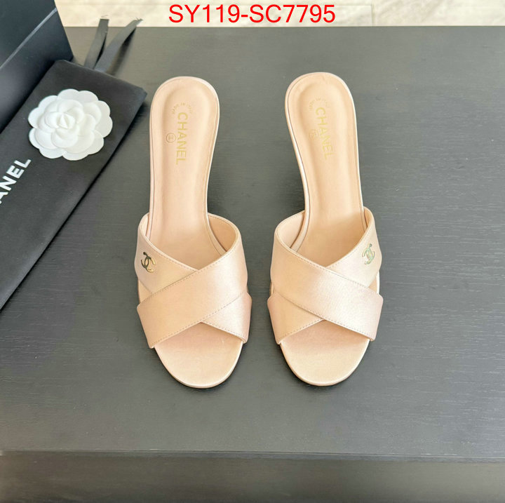 Women Shoes-Chanel for sale cheap now ID: SC7795 $: 119USD