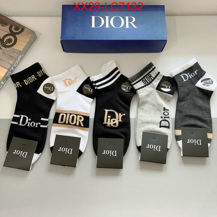 Sock-Dior best quality fake ID: LC7132 $: 29USD