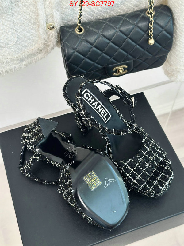 Women Shoes-Chanel buy top high quality replica ID: SC7797 $: 129USD