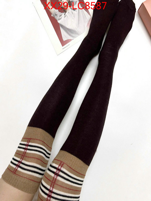 Sock-Burberry high quality 1:1 replica ID: LC8587 $: 29USD