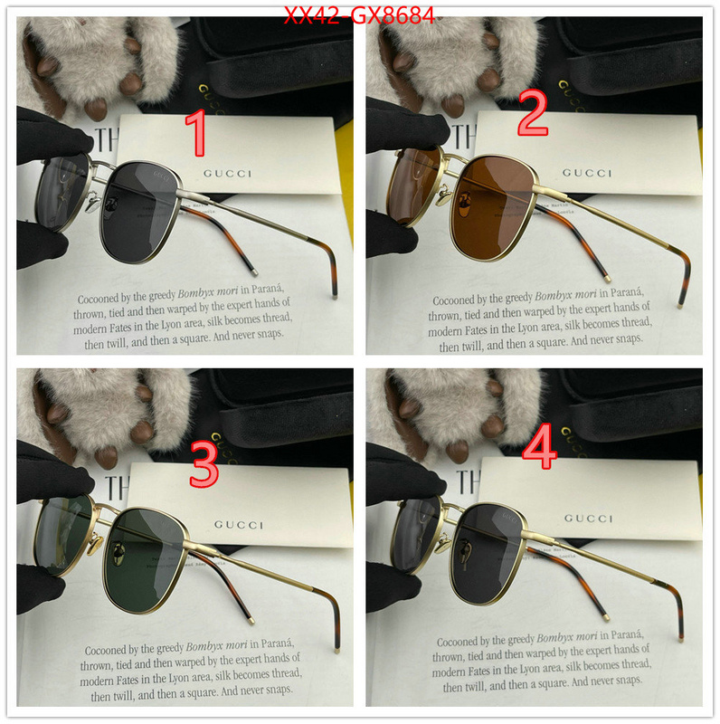 Glasses-Gucci outlet 1:1 replica ID: GX8684 $: 42USD