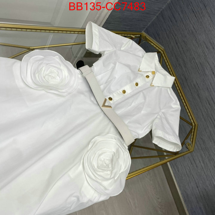 Clothing-Valentino top quality ID: CC7483 $: 135USD