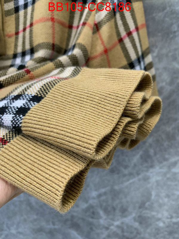 Clothing-Burberry buy first copy replica ID: CC8186 $: 105USD