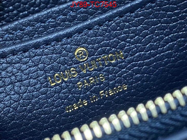 LV Bags(TOP)-Wallet aaaaa replica ID: TC7545 $: 89USD,