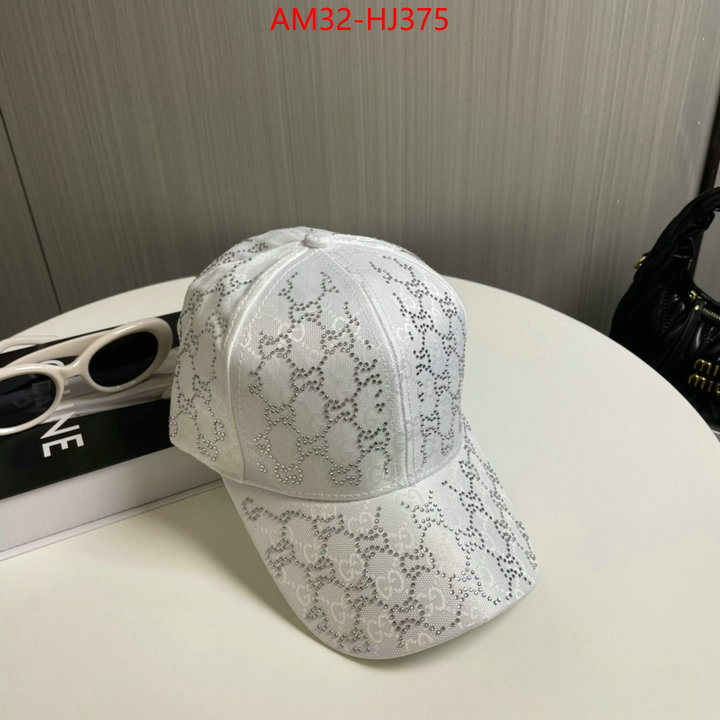 Cap(Hat)-Gucci luxury fake ID: HJ375 $: 32USD