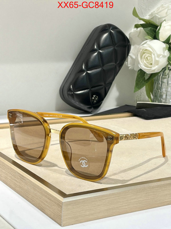 Glasses-Chanel what's the best place to buy replica ID: GC8419 $: 65USD