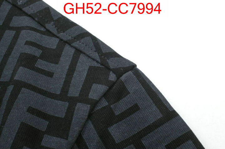Clothing-Fendi brand designer replica ID: CC7994 $: 52USD