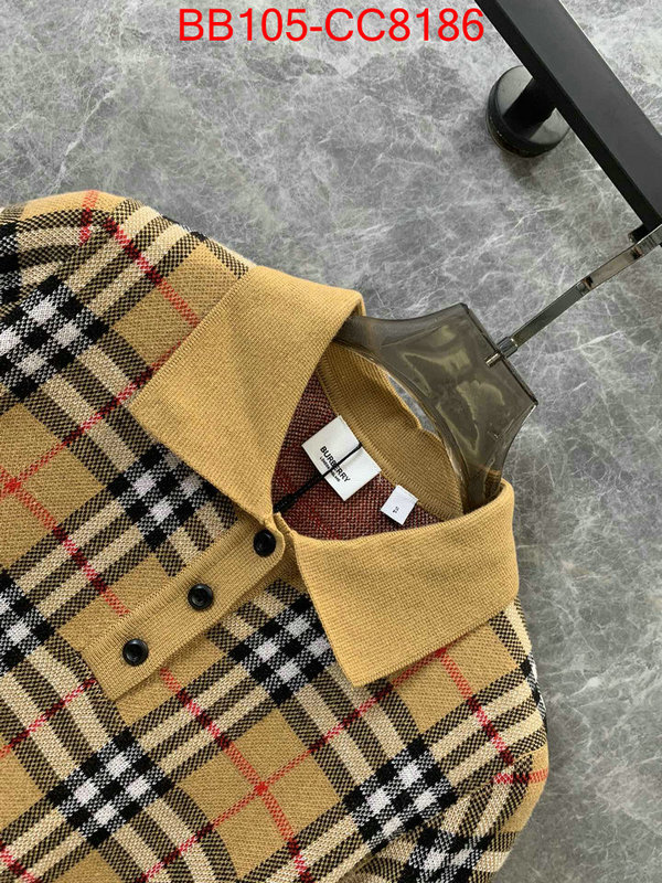 Clothing-Burberry buy first copy replica ID: CC8186 $: 105USD