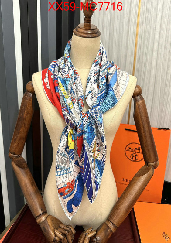 Scarf-Hermes luxury fake ID: MC7716 $: 59USD