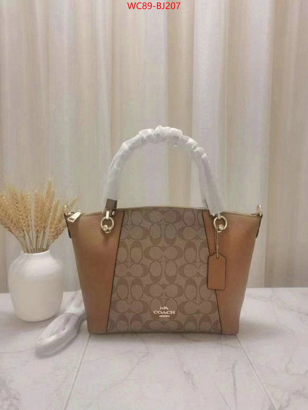 Coach Bags(4A)-Handbag- fake ID: BJ207 $: 89USD,