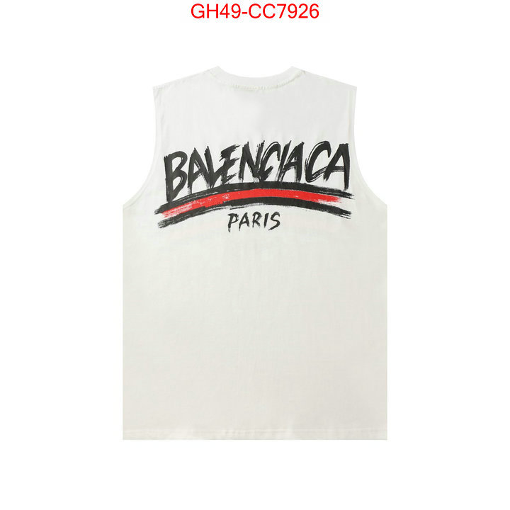 Clothing-Balenciaga fake cheap best online ID: CC7926 $: 49USD